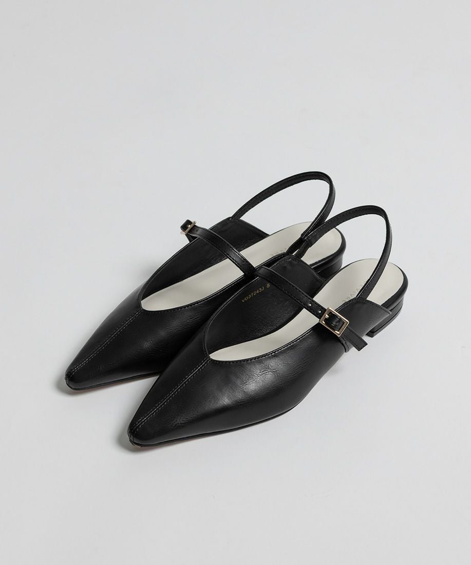 40%OFF】Vカット バックストラップパンプス | A de Vivre（アドゥ